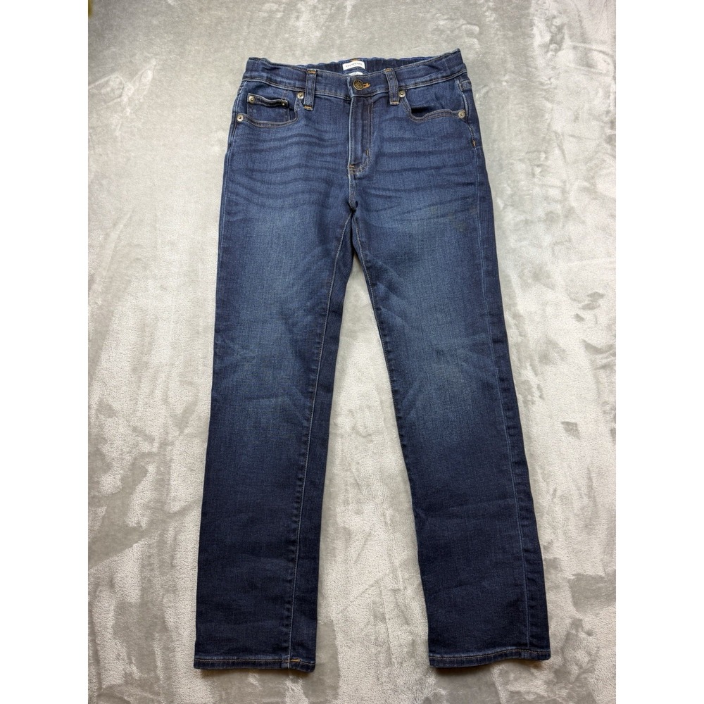 J. Crew Crewcuts Boys Size 10 Slim Fit Flex Jeans Blue Dark Wash